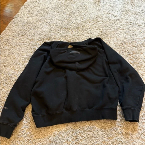 Essentials Black Hoodie - Picture 2 of 6